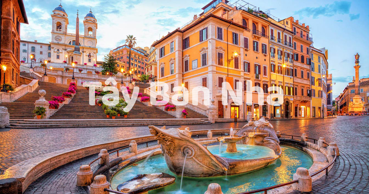 Hình minh họa Tây Ban Nha - cuộc sống và cư trú châu Âu